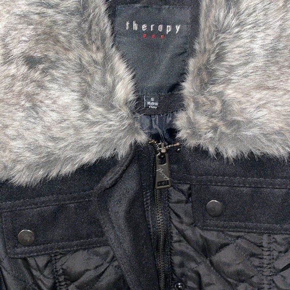 Therapy by Lane Crawford Black Coat - Size - Small (**Make An Offer**) - Picture 5 of 5